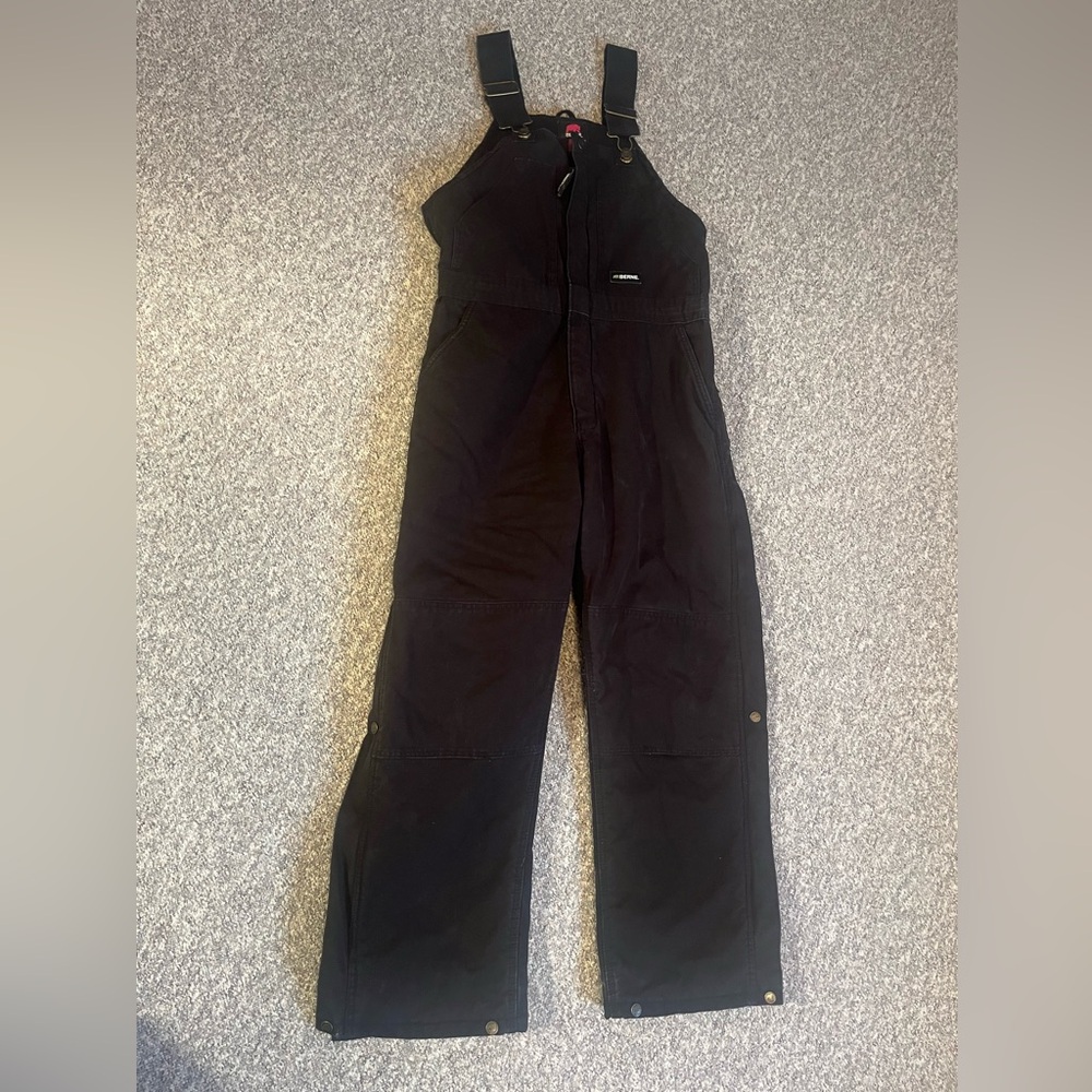 Women's Berne Insulated Black Overalls